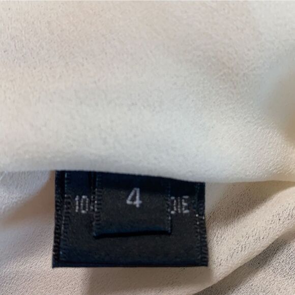 Lafayette 148 New York 100% Silk Black Red Tan Long Flowy Skirt Women Size 4 - Picture 11 of 15